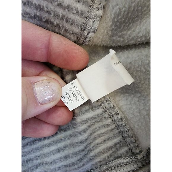 Old Navy fleece jacket womens Medium full zip pockets Gray Adults Long Sleeve - Picture 9 of 11